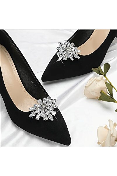 Estilo Lingerie Crystal Stone Vip Evening Dress Shoe Accessory, Clip-On Shoe ...