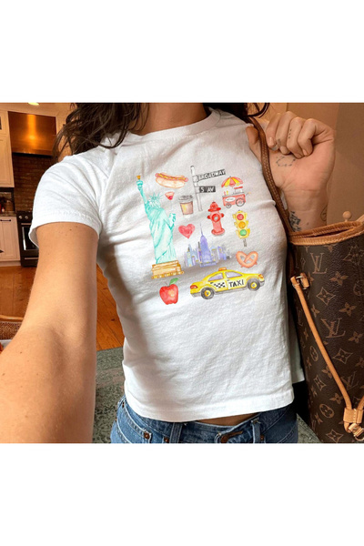 Grafftee Clothing New York City Printed Women's Body Tee