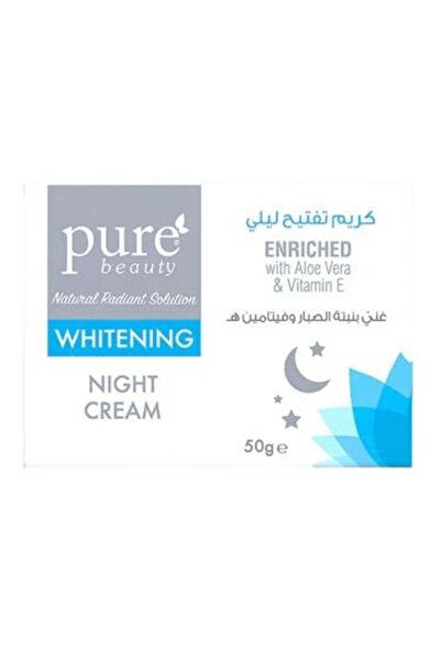 PURE BEAUTY Pure Beauty Aloe Vera and Vitamin E Night Whitening Cream-50 Gr