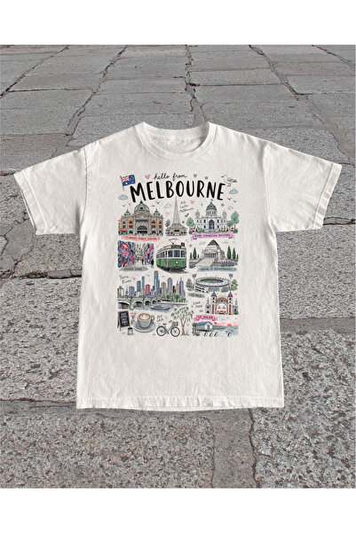 Grafftee Clothing Melbourne Printed Unisex Oversize T-Shirt