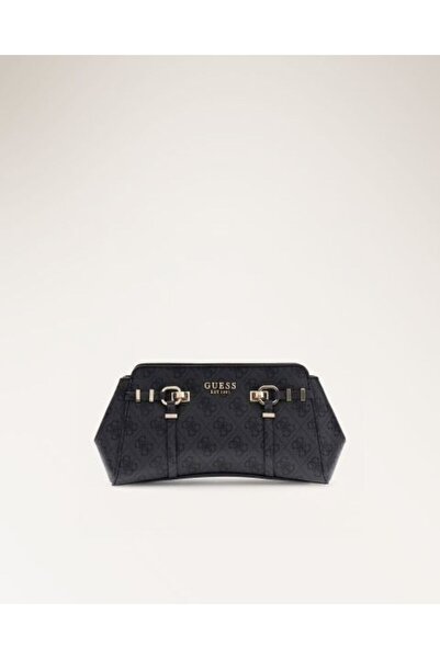 Guess LEONA LOGO ANTRASİT KADIN ÇAPRAZ ÇANTA