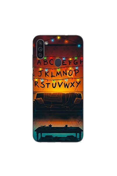 OEM Husa compatibila cu Samsung Galaxy A11 Silicon Gel Tpu Model Stranger Thi...