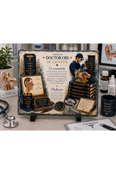 hiperborea Placă ardezie - pentru un Doctor ORL de Excepție