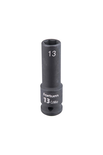 FORTUM Impact socket wrench 13 mm 4703213, CrMoV, L 78 mm