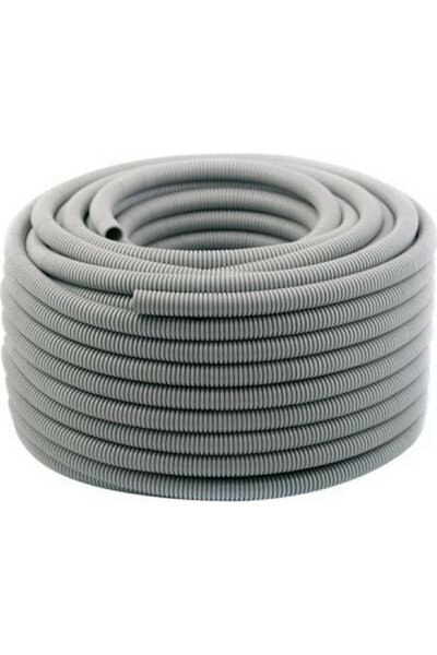 PAWBOL Cablu ondulat PVC 6161A-25P, ușor, tip 320N, cu telecomandă, 25m, alb