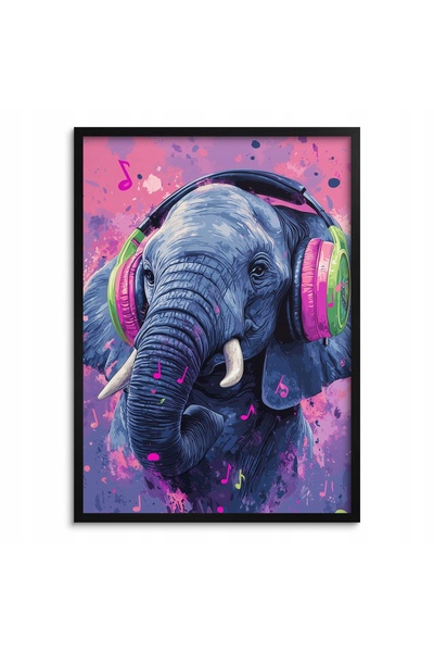 Naklejkomania Tablou decorativ Naklejkomania, 50x70cm, rama neagra