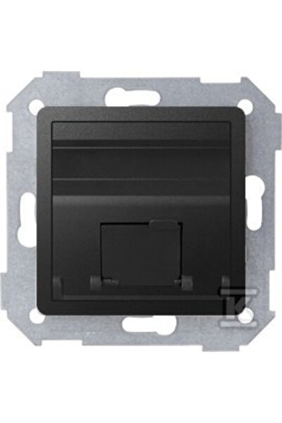 Kontakt-Simon Simon 82 Priză RJ45 simplă pentru calculator, Grafit înclinat 8...