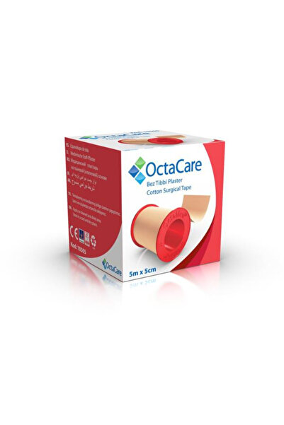 Octamed Banda Adeziva Suport Textil - OctaCare Cotton Surgical Tape, 5 cm x 5 m
