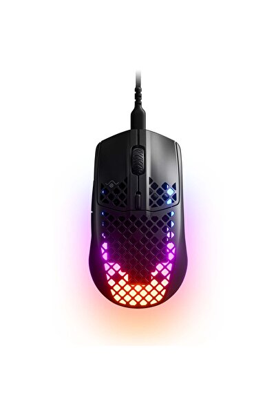 Kraft&dele SteelSeries Aerox 3 2022 Mouse cu fir USB RGB Negru Gaming