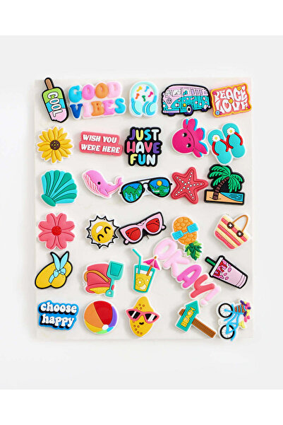 REDTAG 30-Piece Summer Vibes Shoe Charms Set
