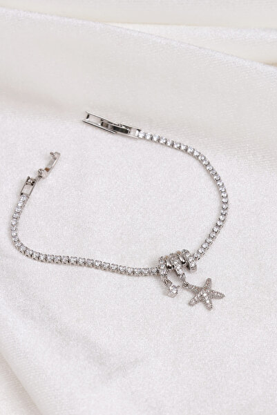 Süspüs Accessories Sea Star Charm Waterway Silver Bracelet