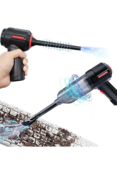 Generic Compressed Air Duster Mini Vacuum Keyboard Cleaner 3-in-1 New Generat...