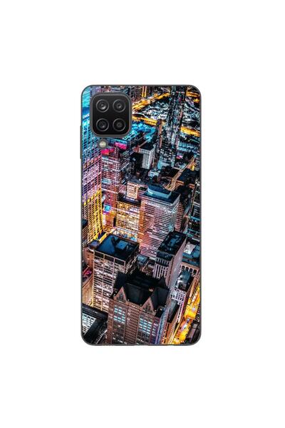 OEM Case compatible with Samsung Galaxy A22 4G Silicone Gel Tpu Model Night City