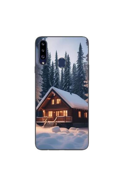 OEM Husa compatibila cu Samsung Galaxy A20S Silicon Gel Tpu Model Peisaj Iarn...