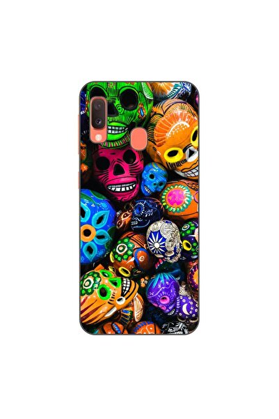 OEM Θήκη συμβατή με Samsung Galaxy A20e από σιλικόνη gel TPU με σχέδιο πολύχρ...