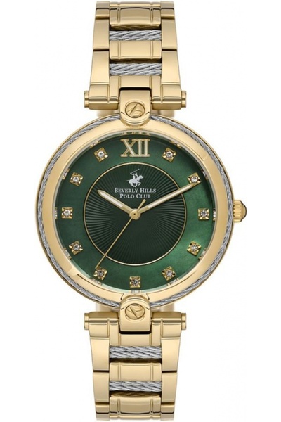 Beverly Hills Polo Club Ceas de damă BEVERLY HILLS BP3585X.120, verde, la mod...