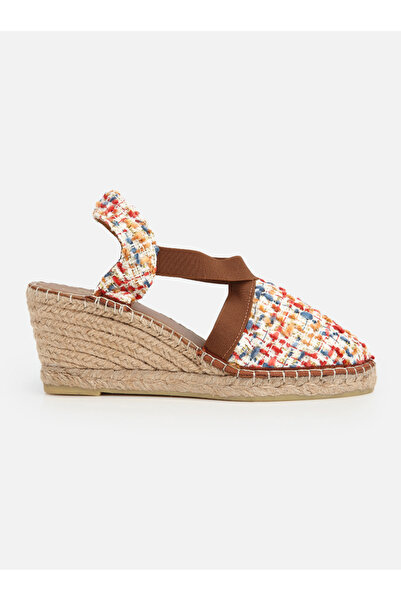 SU14 Olivia Kiremit Dolgu Topuklu Espadril
