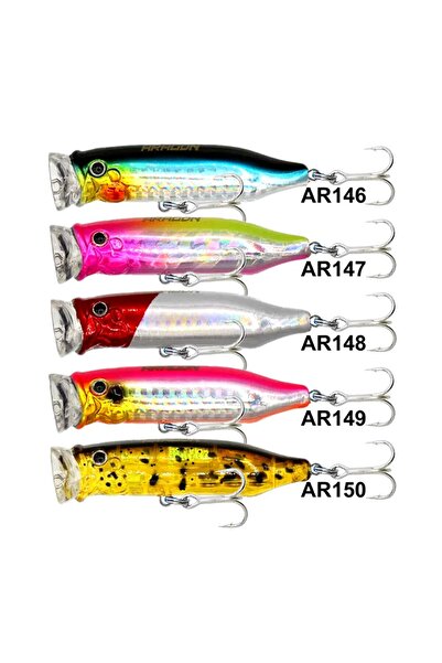 EUROFISH Aragon RASTA Popper 70mm 10gr Su Üstü Maket Balık