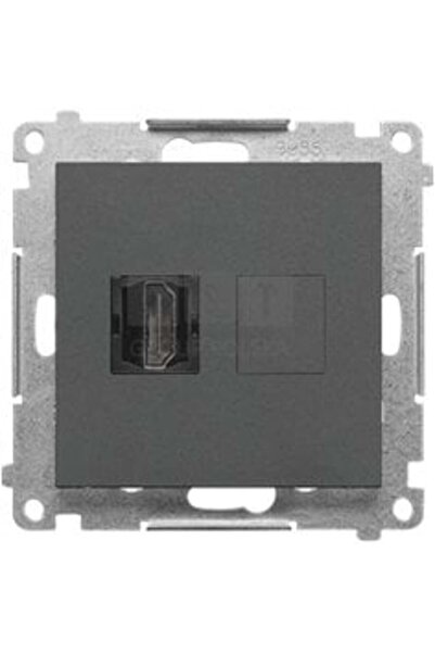 Kontakt-Simon Simon 55 soclu HDMI (modul) Grafit mat TGHDMI.01/116