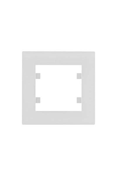hager Cadru Lumina intens de 1 orificiu alb (WL5510)