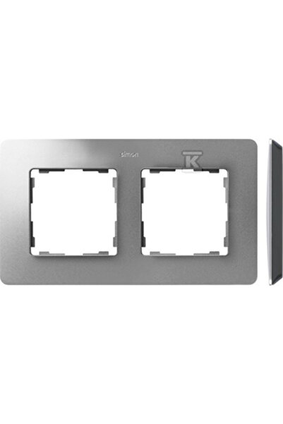 Kontakt-Simon Simon Detaliu 82 Cadru dublu Detaliu cadru original-Aluminiu/Ba...