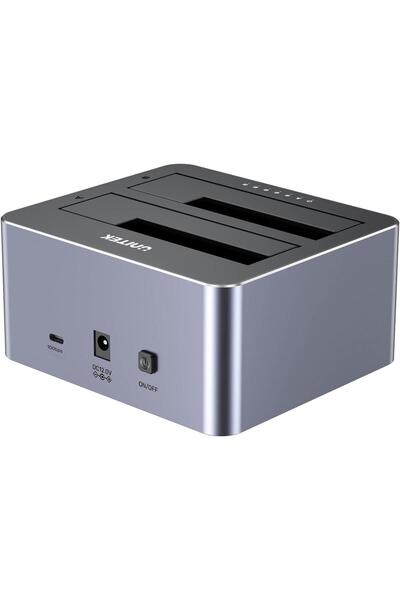 Unitek Stație de clonare discuri 2 x SATA 2,5''/3,5'' USB-C 10Gbps