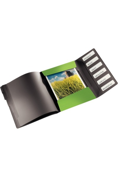 Leitz MAPĂ CU 6 COMPARTIMENTE VERDE (45691050)