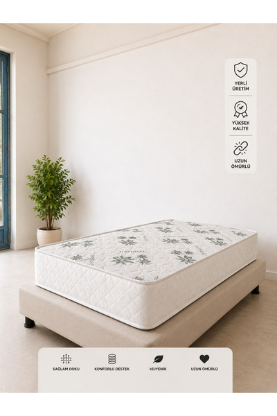 Nirvana BEDDİNG 90/190 cm 22 cm Tek Kişilik Full Ortapedik Sünger Yatak.Öğren...