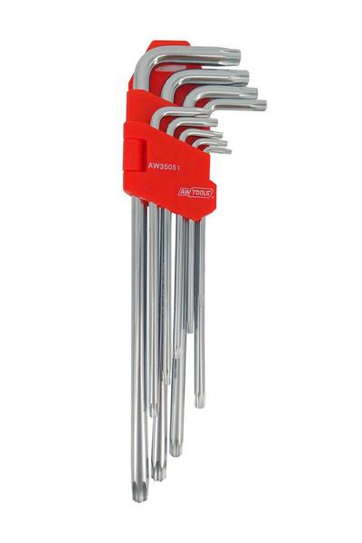 AwTools TASE TORX BLACK LINE FOARTE LUNG 9buc
