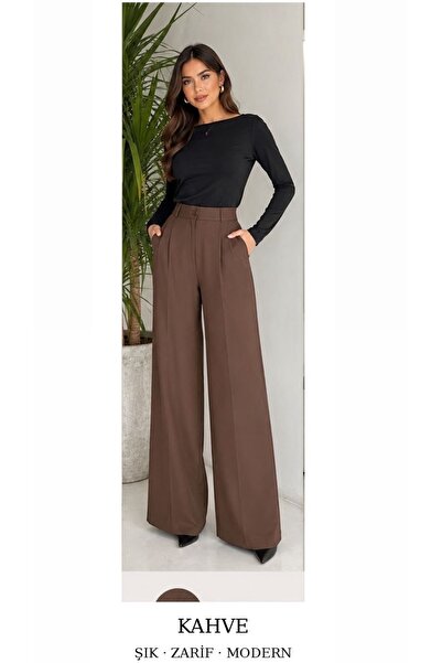 Arjen Women's Plazzo Pants Non-See-Through