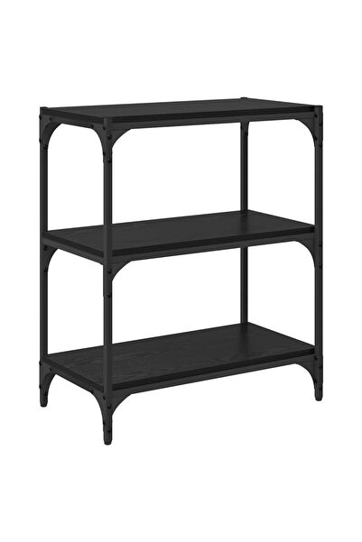 vidaxl Dulap pentru cărți Stejar negru 60 x 33 x 70,5 cm