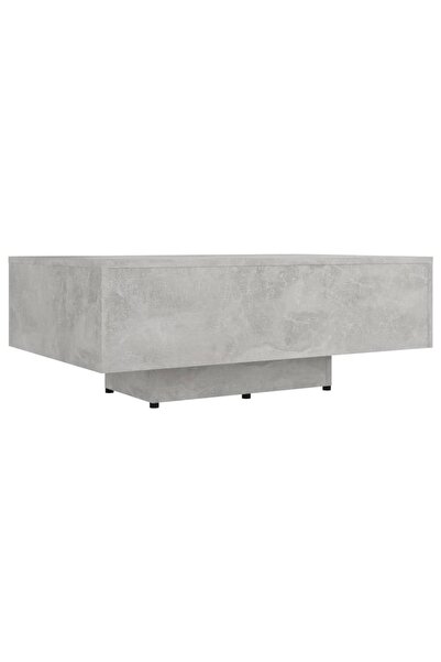 vidaxl Măsuță de cafea, gri beton, 85x55x31 cm, lemn prelucrat