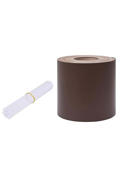 vidaxl Panou de intimitate pentru grădină, maro, 70 x 0,19 m, PVC