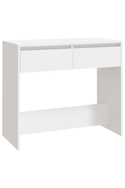 vidaxl Masă consolă, alb, 89x41x76,5 cm, lemn prelucrat
