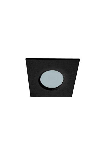 Viokef Εντοιχιζόμενο Σποτ 8.4*8.4 εκ. IP44 GU10/GU5.3 Μαύρο Viki Square 4151501