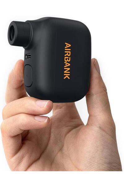 AIRBANK Pompa electrica cu acumulator Pocket SE pentru bicicleta, mingi, 100P...