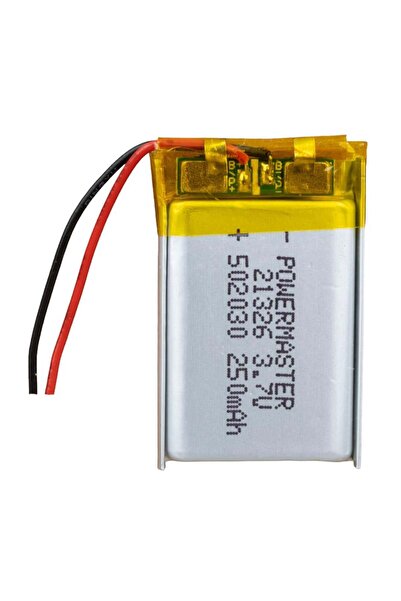 Powermaster 502030 3.7 Volt 250 Mah Lityum Polimer Pil