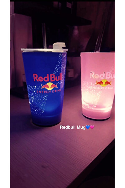 Red Bull Cup and Weebull Flashlight 1 Piece (Pink)
