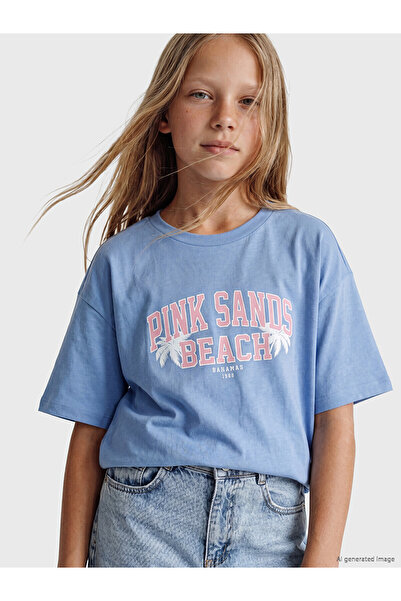 LC Waikiki Vision New Season Printed Girls' T-Shirt