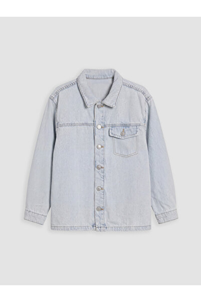 LC Waikiki Long Sleeve Boys' Jean Shirt for Style Seekers from Uzg Store