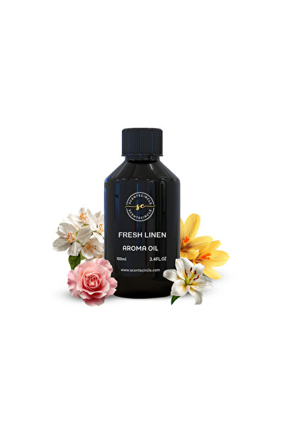 Scentscircle Fresh Linen Aroma Diffuser Oil 100ml | Premium Fragrance Oil