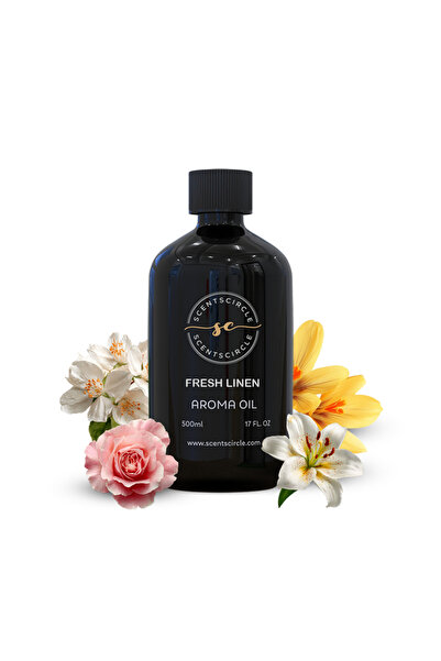 Scentscircle Fresh Linen Aroma Diffuser Oil 500ml | Premium Fragrance Oil
