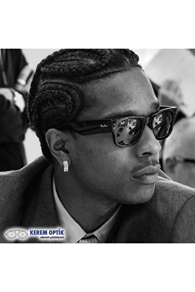 Ray-Ban Wayfarer Puffer Asap Rocky Bone Unisex Sunglasses Rb4940 601/87