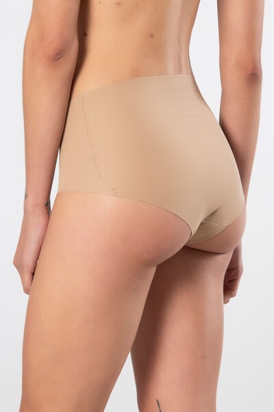 TÜREN Women's Seamless Laser Cut Cotton High Waist Panties