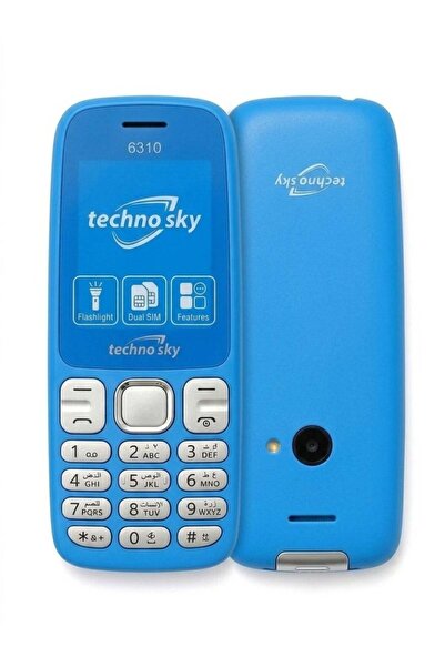 Technosky Tecno Sky Hawal Tecno Sky Dual SIM 4G with 1.77-inch Multi-Color Sc...