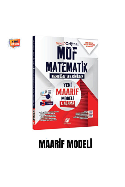 Orijinal Yayınları 2026 TYT Matematik MÖF Maarif Model 1. Aşama