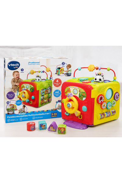 VTech Baby Panouri Multiactivități 4 în 1 – Jucărie Educativă Interactivă pen...