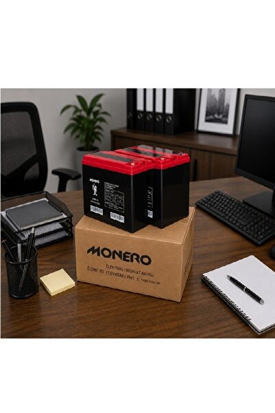 monero 12V-80 AMPER 2 Lİ PAKET (45 AMPER EBATLARINDA) ELEKRİKLİ BİSİKLET AKÜS...