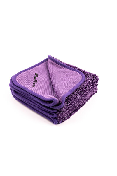 Max Shine Set 3 prosoape uscare 40x40cm 600gsm MaxShine Purple Twisted Loop