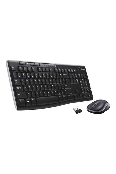 logitech لوحة مفاتيح وماوس لاسلكيان MK270، تخطيط إنجليزي عربي، عمر بطارية طوي...